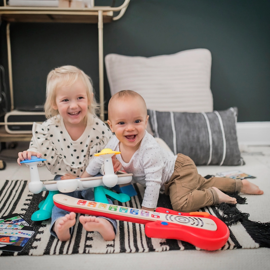 Baby Einstein - Dřevěná hudební hračka MAGIC TOUCH kytara 3xAA