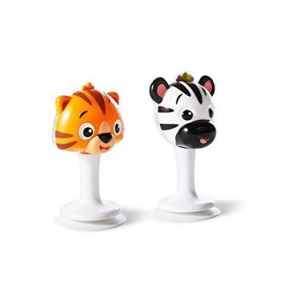 Baby Einstein - Podsedák na jídelní židli s 2 hračkami 2v1 DINE&DISCOVER