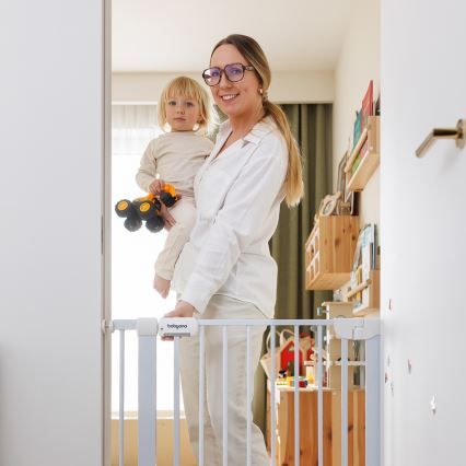 BabyOno - Bezpečnostní zábrana 75-96 cm bílá