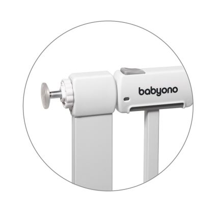 BabyOno - Bezpečnostní zábrana 75-96 cm bílá