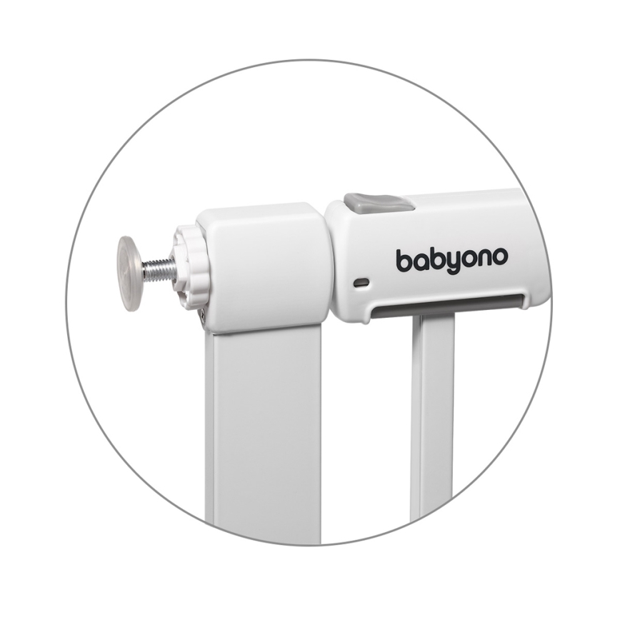 BabyOno - Bezpečnostní zábrana 75-96 cm bílá