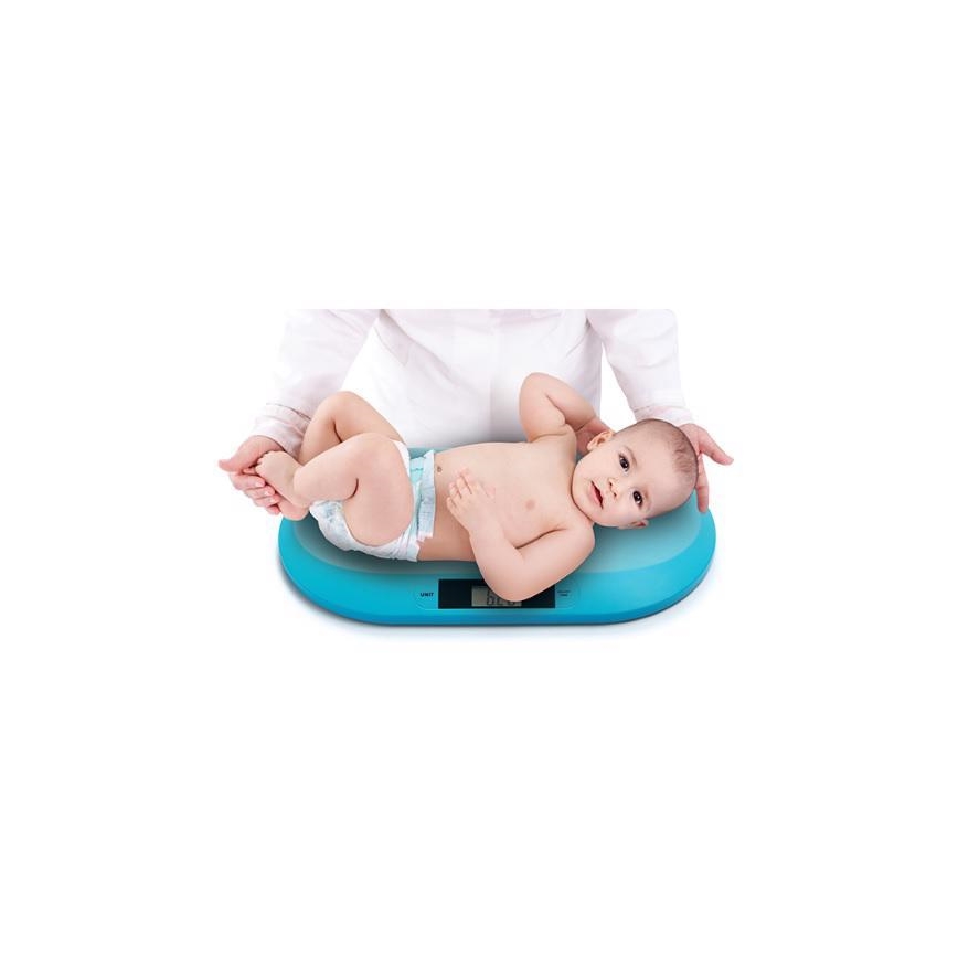 BabyOno - Dětská digitální váha 2xAAA modrá