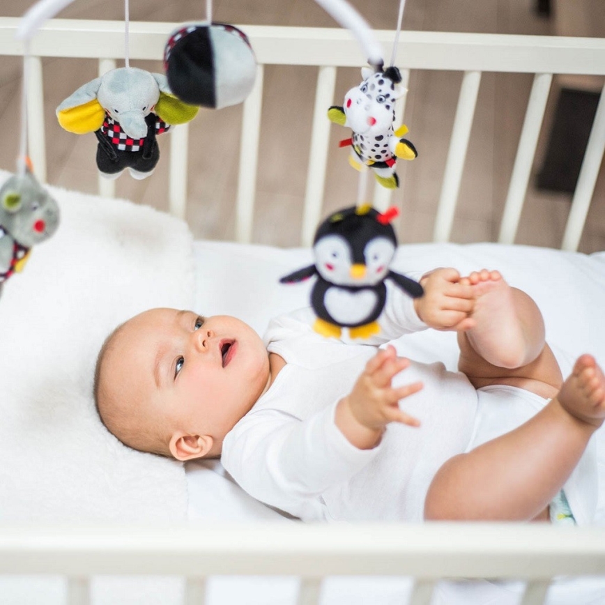 BabyOno - Hudební kolotoč nad postýlku zvířátka