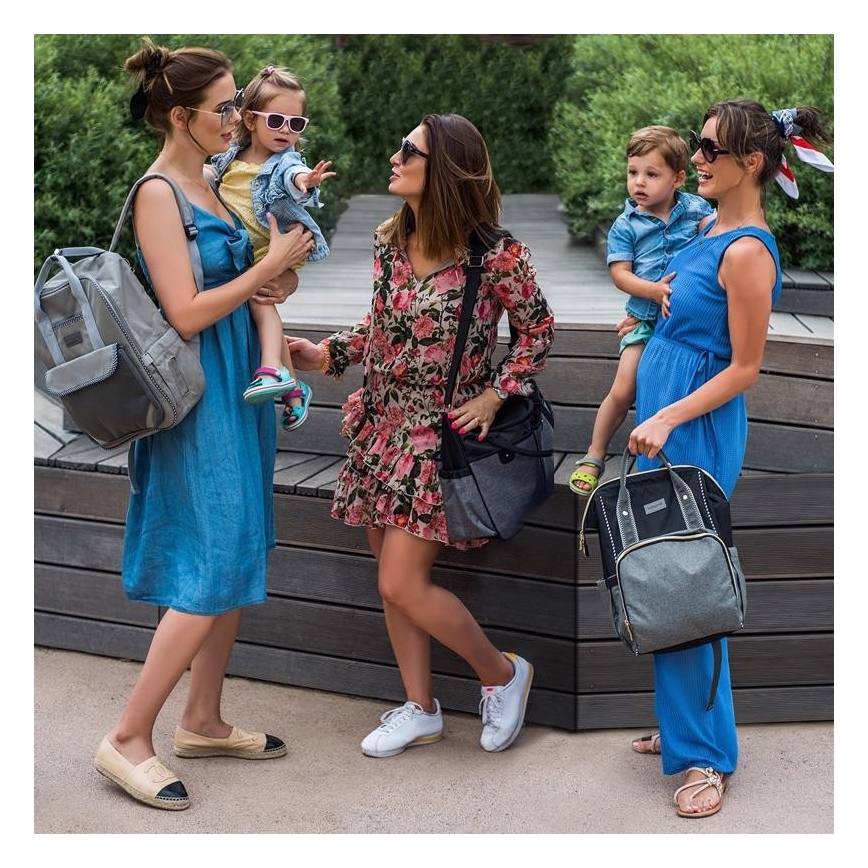 BabyOno - Přebalovací batoh na kočárek Oslo Style černá