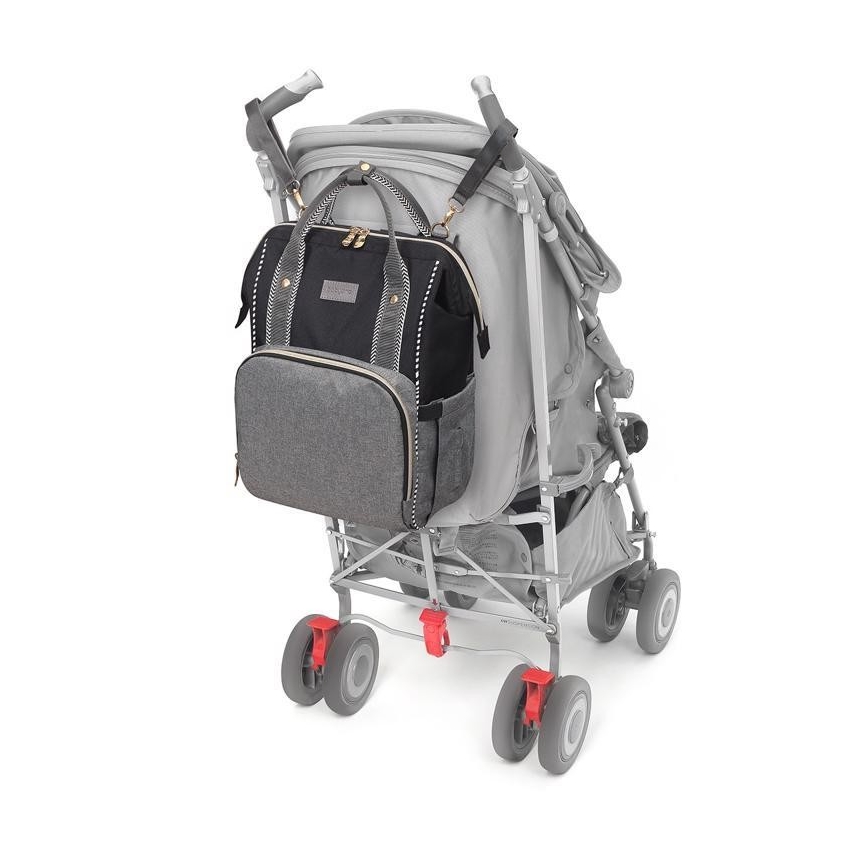 BabyOno - Přebalovací batoh na kočárek Oslo Style černá