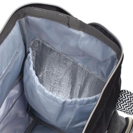 BabyOno - Přebalovací batoh na kočárek Oslo Style černá