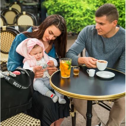 BabyOno - Přebalovací taška na kočárek Best Time Ever černá