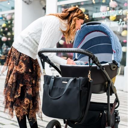 BabyOno - Přebalovací taška na kočárek Coco černá