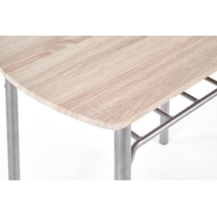 Balkónový set LANCE 82x50 cm kov/dub sonoma