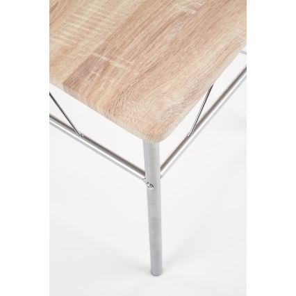 Balkónový set LANCE 82x50 cm kov/dub sonoma