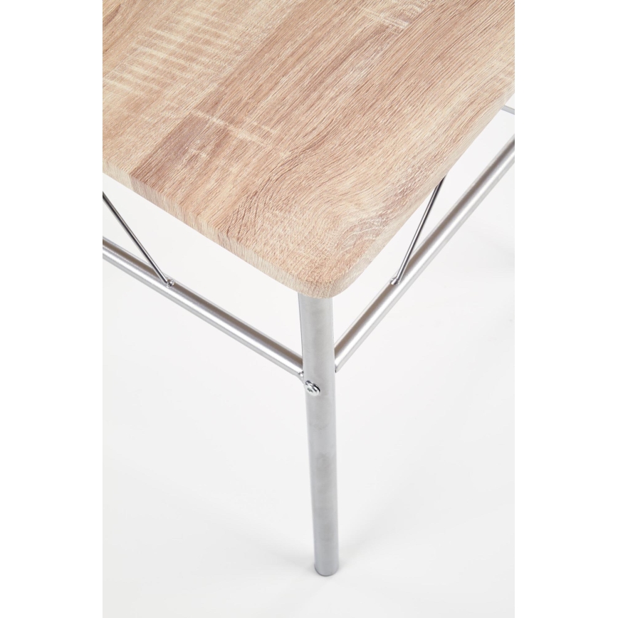 Balkónový set LANCE 82x50 cm kov/dub sonoma