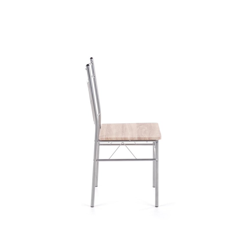 Balkónový set LANCE 82x50 cm kov/dub sonoma
