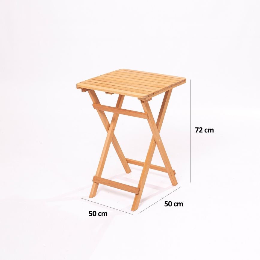 Balkónový set s polštářky buk