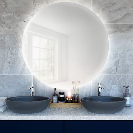 Baltica Design - LED Koupelnové nástěnné zrcadlo s podsvícením BRIGHT LED/15W/230V 6500K pr. 60 cm IP65