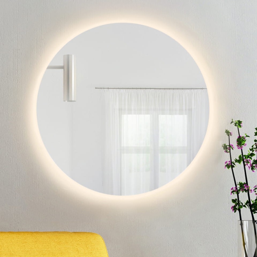 Baltica Design - LED Koupelnové nástěnné zrcadlo s podsvícením BRIGHT LED/15W/230V 3000K pr. 80 cm IP65