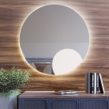 Baltica Design - LED Koupelnové nástěnné zrcadlo s podsvícením BRIGHT LED/15W/230V 4500K pr. 90 cm IP65