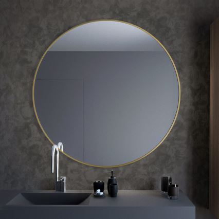 Baltica Design - Nástěnné zrcadlo TINY BORDER pr. 60 cm zlatá