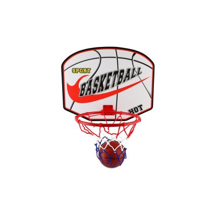 Basketbalový koš s míčem