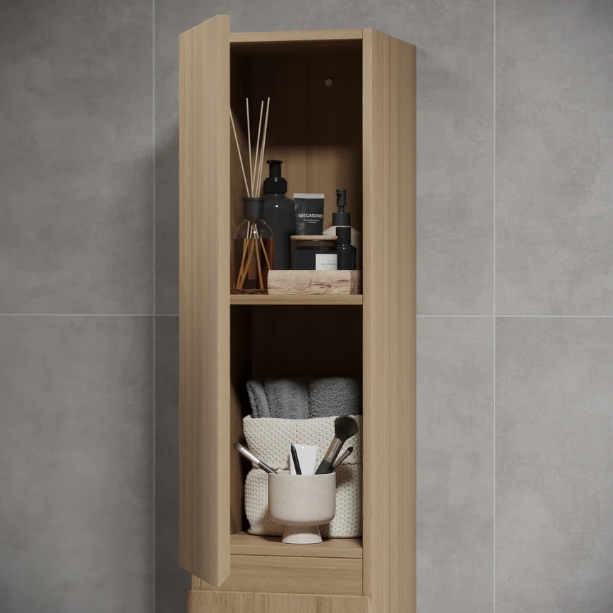BATH DELUXE 04-030-64-86-01 - Koupelnová skříňka KENWOOD 186 cm dub