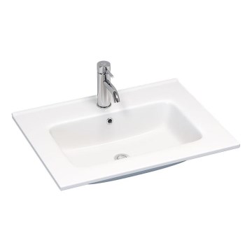 BATH DELUXE 06-060-27-11-00 - Zápustné umyvadlo LILLESNAD 61x46 cm keramika/bílá