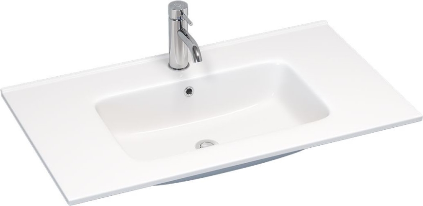 BATH DELUXE 06-080-27-11-00 - Zápustné umyvadlo HYGE 81x46 cm keramika/bílá