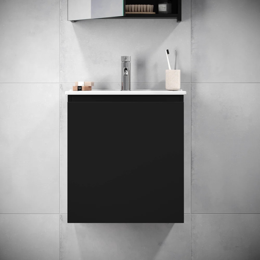 BATH DELUXE 09-050-63-02-01 - Koupelnová skříňka s umyvadlem KENWOOD 51 cm matná černá