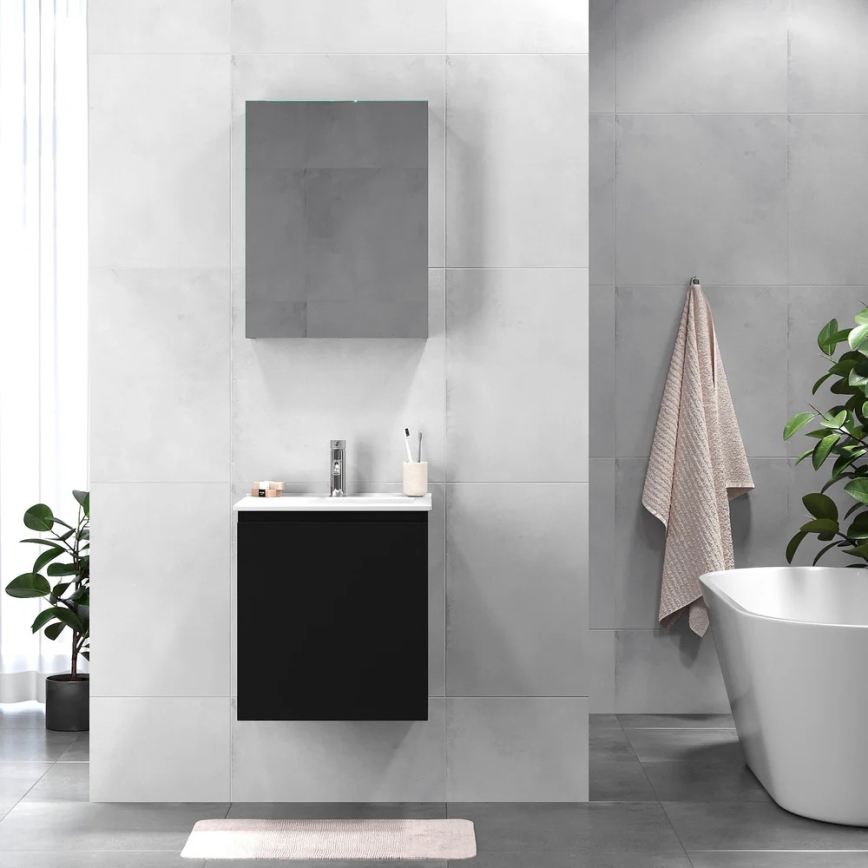 BATH DELUXE 09-050-63-02-01 - Koupelnová skříňka s umyvadlem KENWOOD 51 cm matná černá