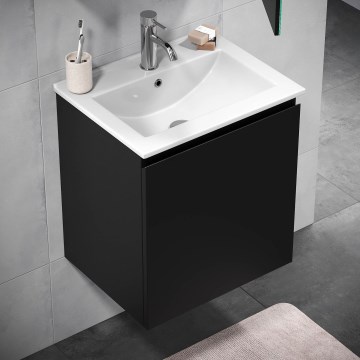 BATH DELUXE 09-050-63-02-01 - Koupelnová skříňka s umyvadlem KENWOOD 51 cm matná černá