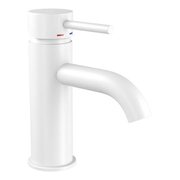 BATH DELUXE 28-005-01-01-04 - Umyvadlová baterie DRAGOR 15,6 cm matná bílá