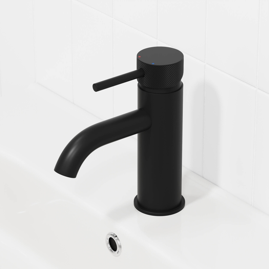 BATH DELUXE 28-005-03-02-00 - Umyvadlová baterie ANHOLT 15,6 cm matná černá
