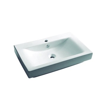Bathco 0023 - Zápustné umyvadlo MANCHESTER 70x45 cm porcelán/bílá
