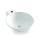 Bathco 0028 - Umyvadlo na desku BAYONA 42x50,5 cm porcelán/bílá