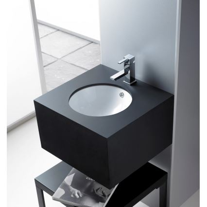 Bathco 0052 - Zápustné umyvadlo CERDENA pr. 38 cm porcelán/bílá