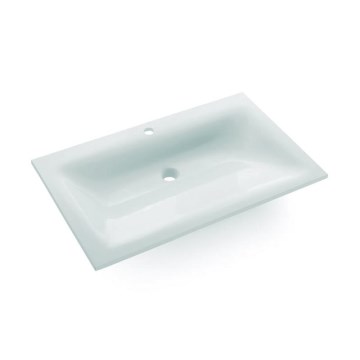 Bathco 0507 - Zápustné umyvadlo MONACO 60x50 cm pryskyřice/bílá