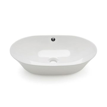 Bathco 4038 - Umyvadlo na desku TOULOUSE 59x42 cm porcelán/bílá