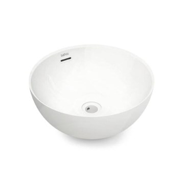 Bathco 4131 - Umyvadlo na desku BARI pr. 37 cm porcelán/bílá