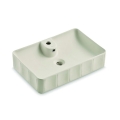 Bathco 4161 - Umyvadlo na desku CIRCUS 61x40,5 cm porcelán/béžová