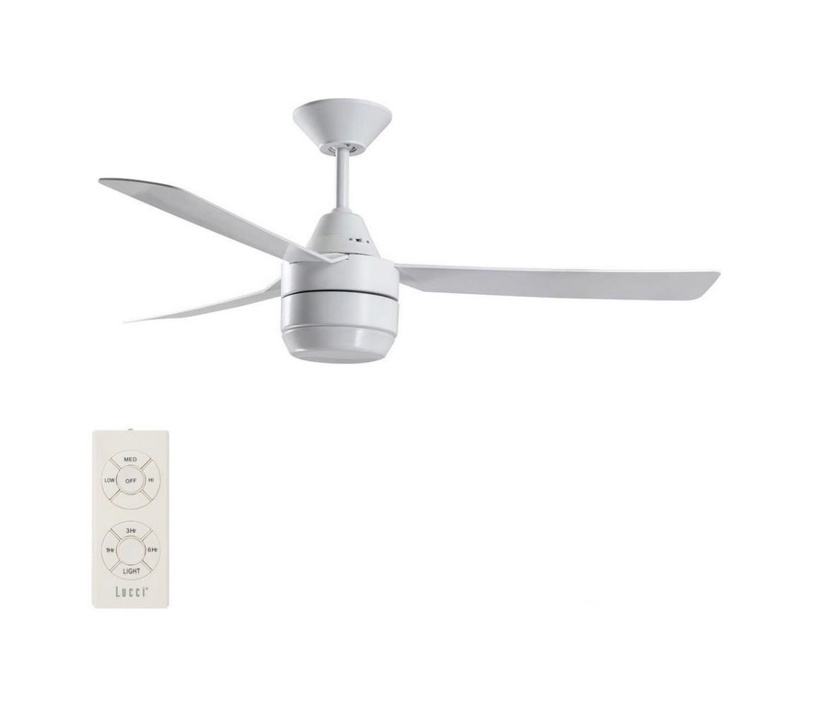 BAYSIDE BAYSIDE 213016 - Stropní ventilátor CALYPSO 1xGX53/45W/230V bílá + DO FAN00033