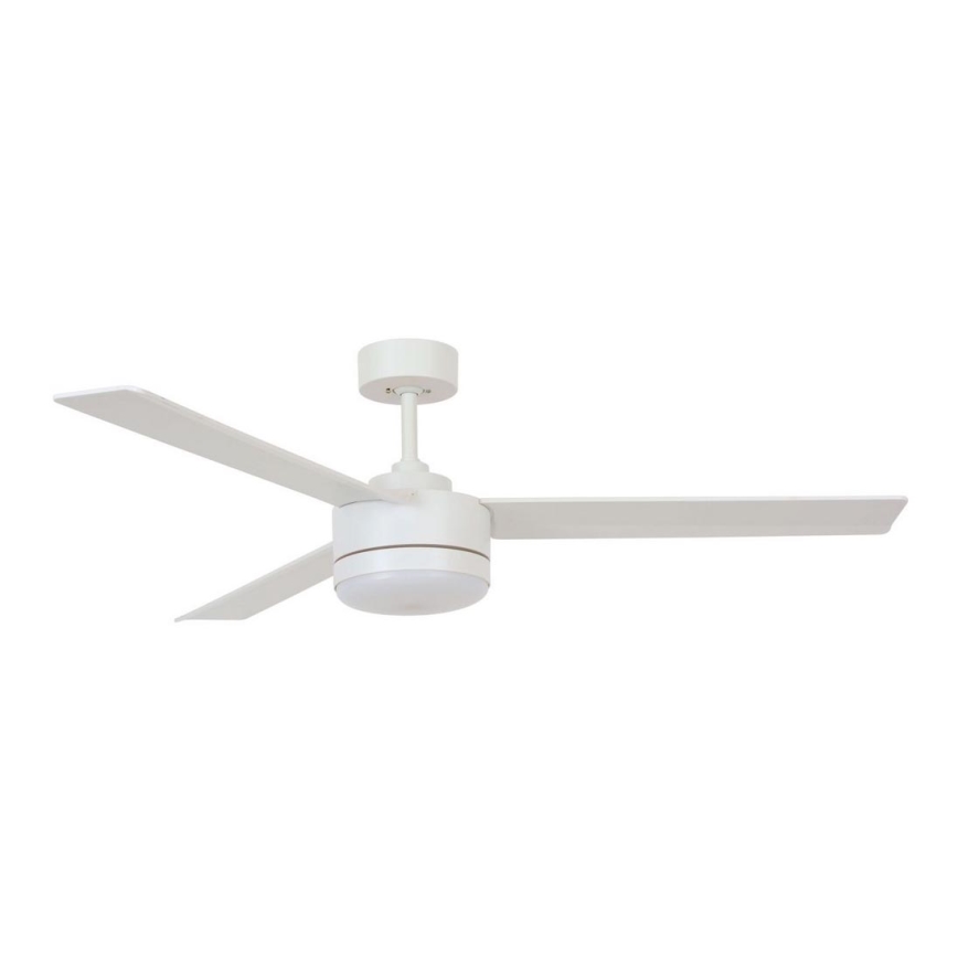 BAYSIDE 213032 - LED Stmívatelný stropní ventilátor LAGOON GX53/17W/230V bílá pr. 132 cm