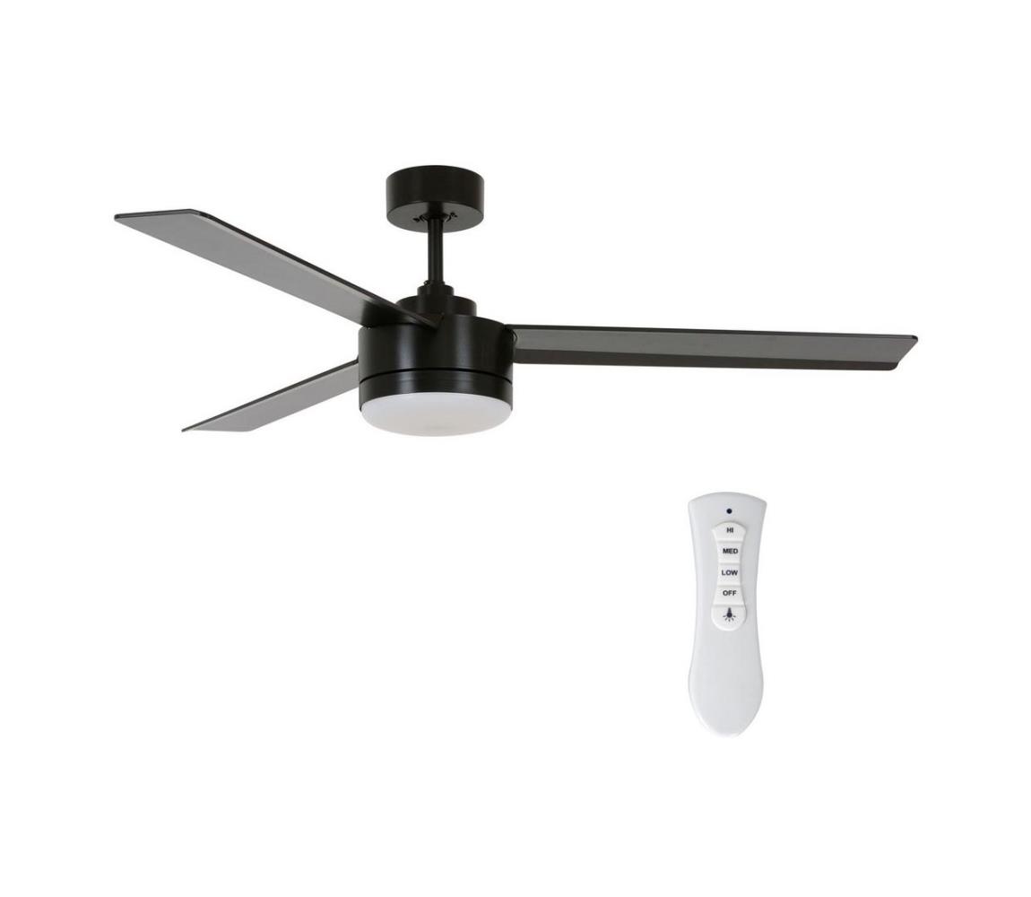 BAYSIDE BAYSIDE 213033 - LED Stropní ventilátor LAGOON GX53/17W/230V černá FAN00063