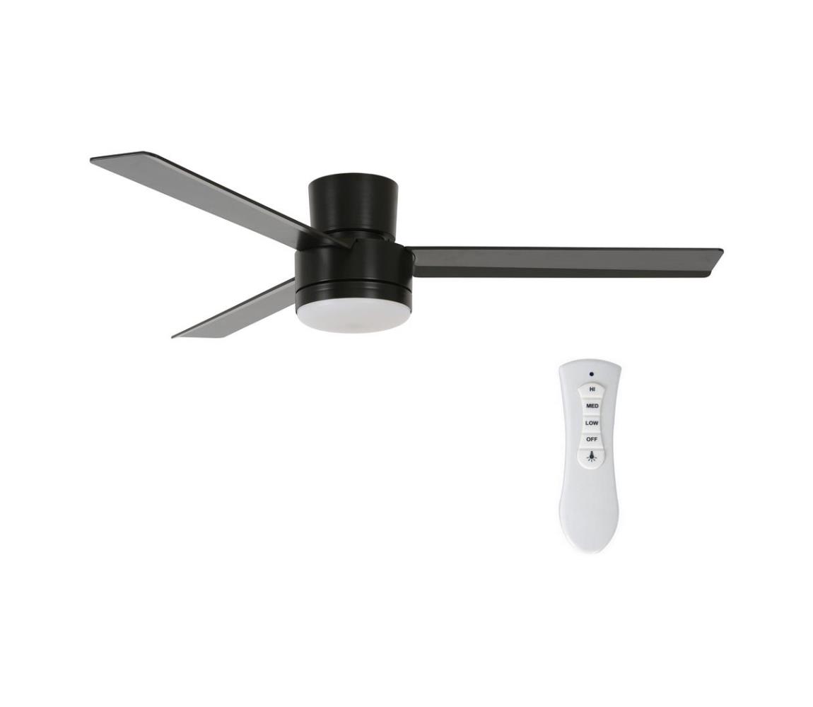 BAYSIDE BAYSIDE 213037 - LED Stropní ventilátor LAGOON GX53/17W/230V černá FAN00155