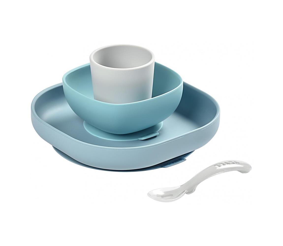 Beaba Beaba 913472BB - Dětská jídelní sada Jungle 4 ks FBB0007