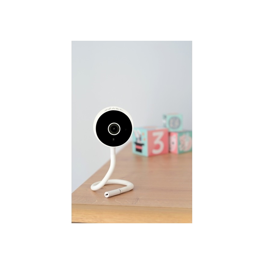 Beaba - Chytrá dětská chůvička ZEN CONNECT 5V Wi-Fi bílá
