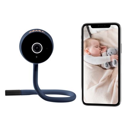 Beaba - Chytrá dětská chůvička ZEN CONNECT 5V Wi-Fi modrá