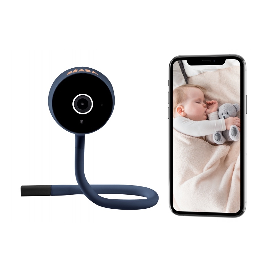 Beaba - Chytrá dětská chůvička ZEN CONNECT 5V Wi-Fi modrá