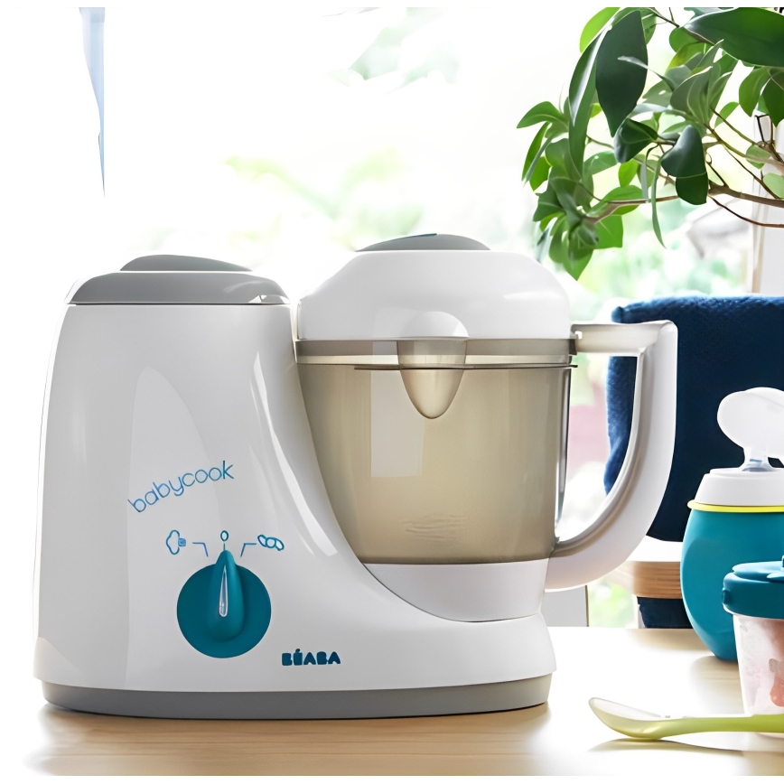 Beaba - Parní vařič s mixérem BABYCOOK ORIGINAL šedá