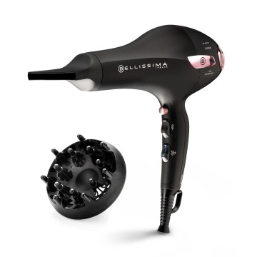 Bellissima 11858 - Fén 2100W/230V černá/růžová