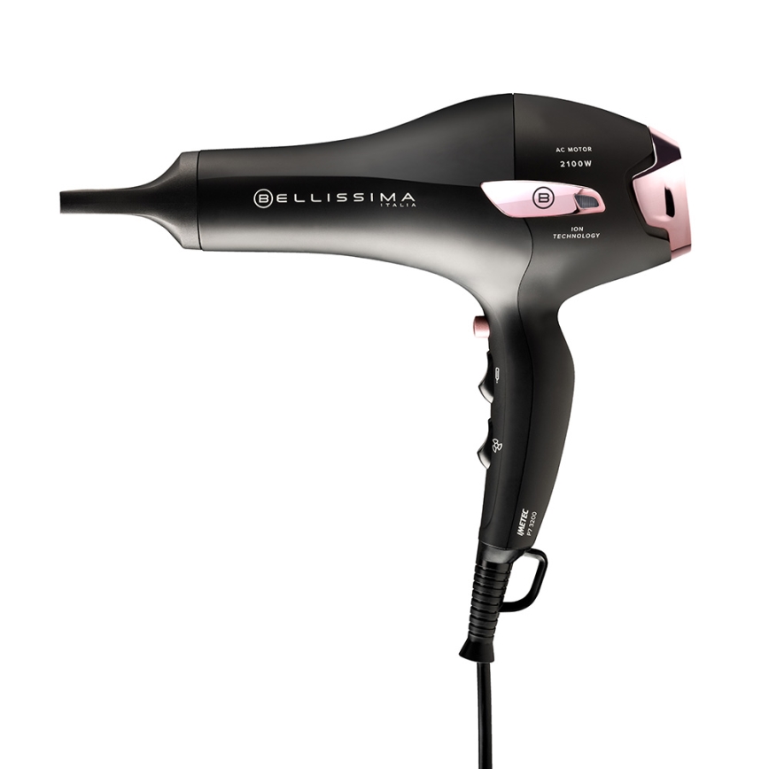 Bellissima 11858 - Fén 2100W/230V černá/růžová