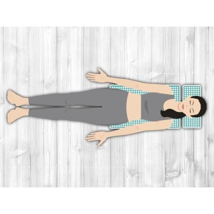 Beper - Akupresurní podložka a polštář mintová