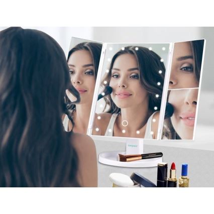 Beper - Kosmetické zrcátko s LED podsvícením 4xAAA/5V